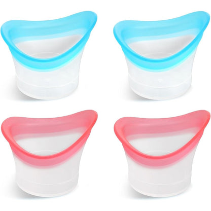 Matwsec Reusable Eye Wash Cup pack of 4 front view for eye hygiene.