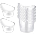 Hexinging 20 Piece Eye Wash Cup front view of clear plastic kit