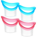 ValueBargain 4 Pcs Eye Rinse Cup kit front view for eye hygiene.