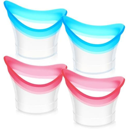 ValueBargain 4 Pcs Eye Rinse Cup kit front view for eye hygiene.