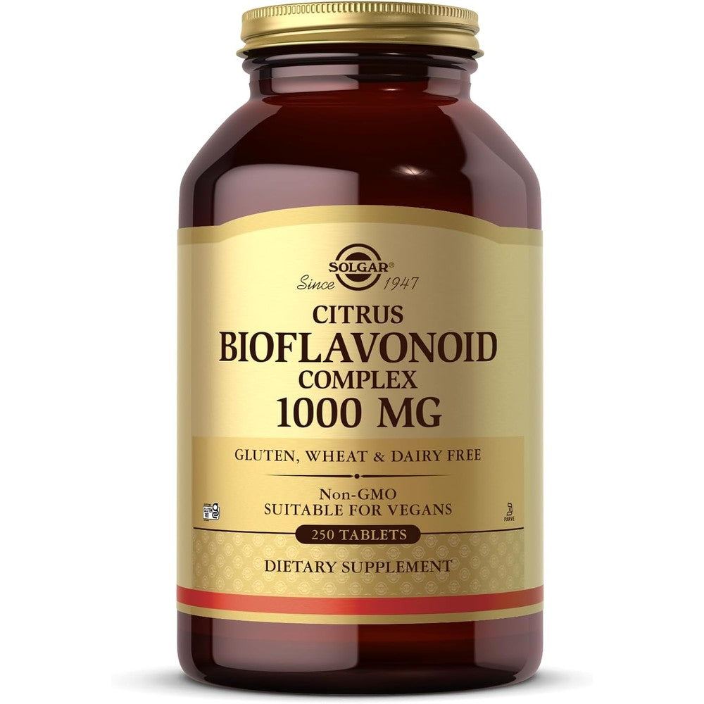 Solgar Citrus Bioflavonoid Complex 1000 mg 250 Tablets bottle front view