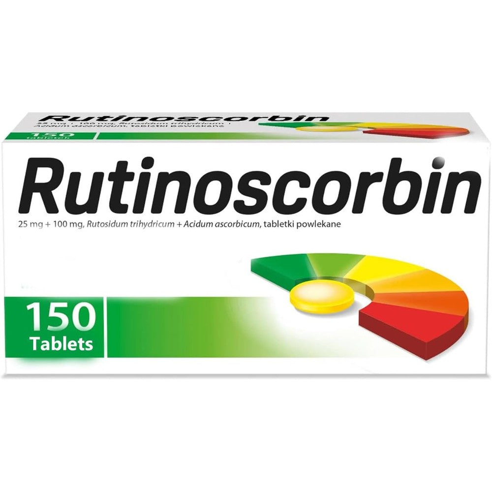 GlaxoSmithKline Formula Rutinoscorbin 150 tablets front view showing premium immune packaging