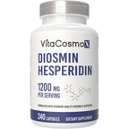 VitaCosmoX Diosmin Hesperidin 1200 Milligram Complex front view bottle