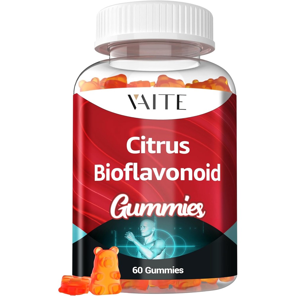 VAITE Citrus Bioflavonoid Complex 1000mg bottle front view showing sugar free antioxidant gummies