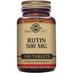 Solgar Rutin 500 mg tablets bottle front view supplement