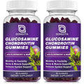 Gongota glucosamine chondroitin gummies front view of purple product bottle