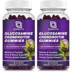 Gongota glucosamine chondroitin gummies front view of purple product bottle