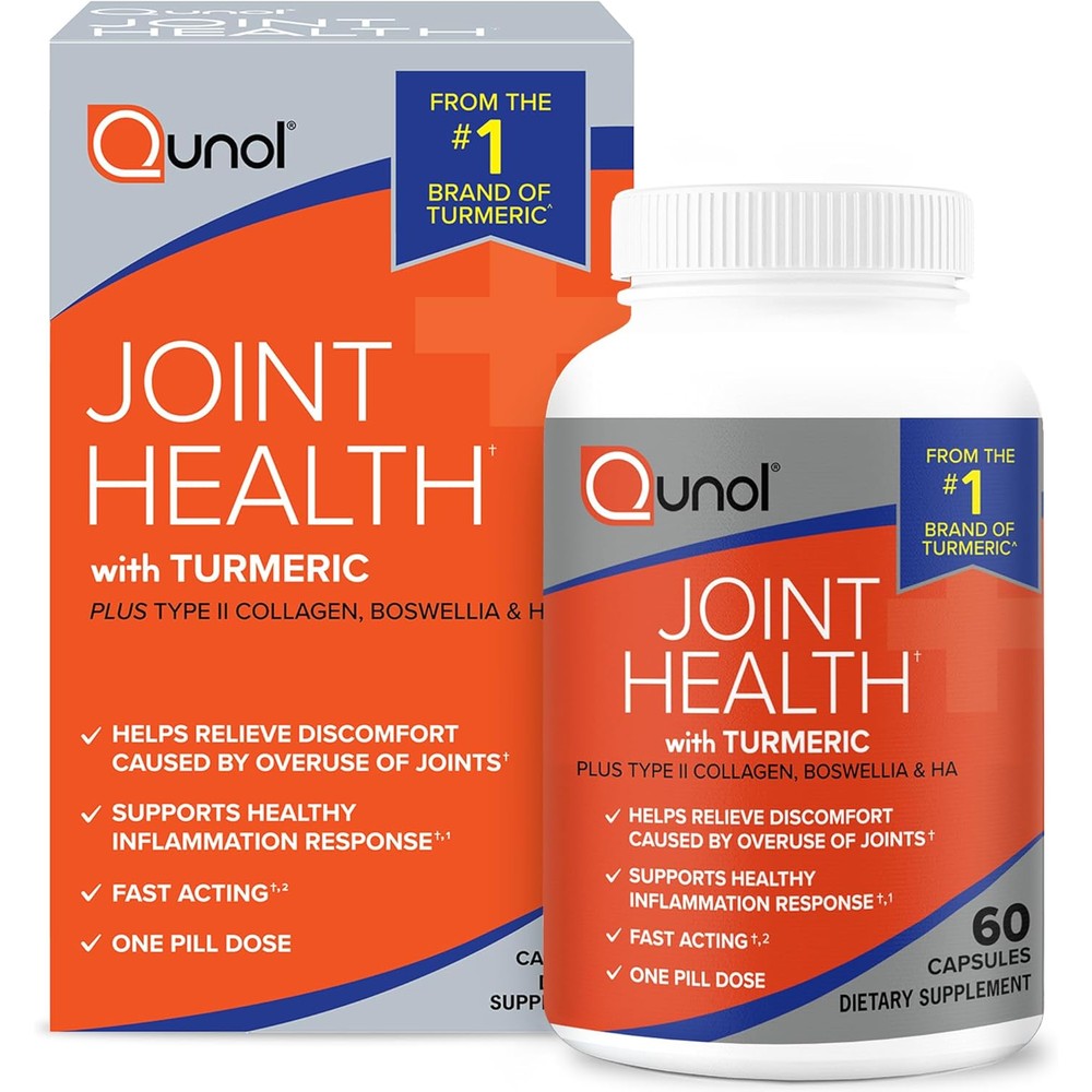 Qunol 5-in-1 Joint Support Supplement bottle front view