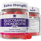 Lilicare Glucosamine Chondroitin Gummies front view supplement bottle