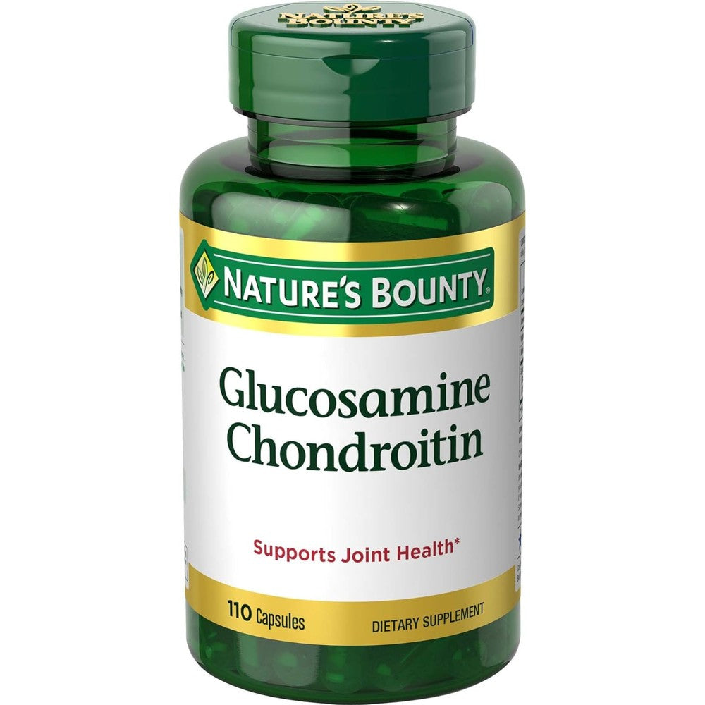 Nature's Bounty Glucosamine Chondroitin Joint Health And Mobility Support Dietary Supplement 110 Capsules