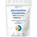 Micro Ingredients Glucosamine Chondroitin MSM and Turmeric front pouch view