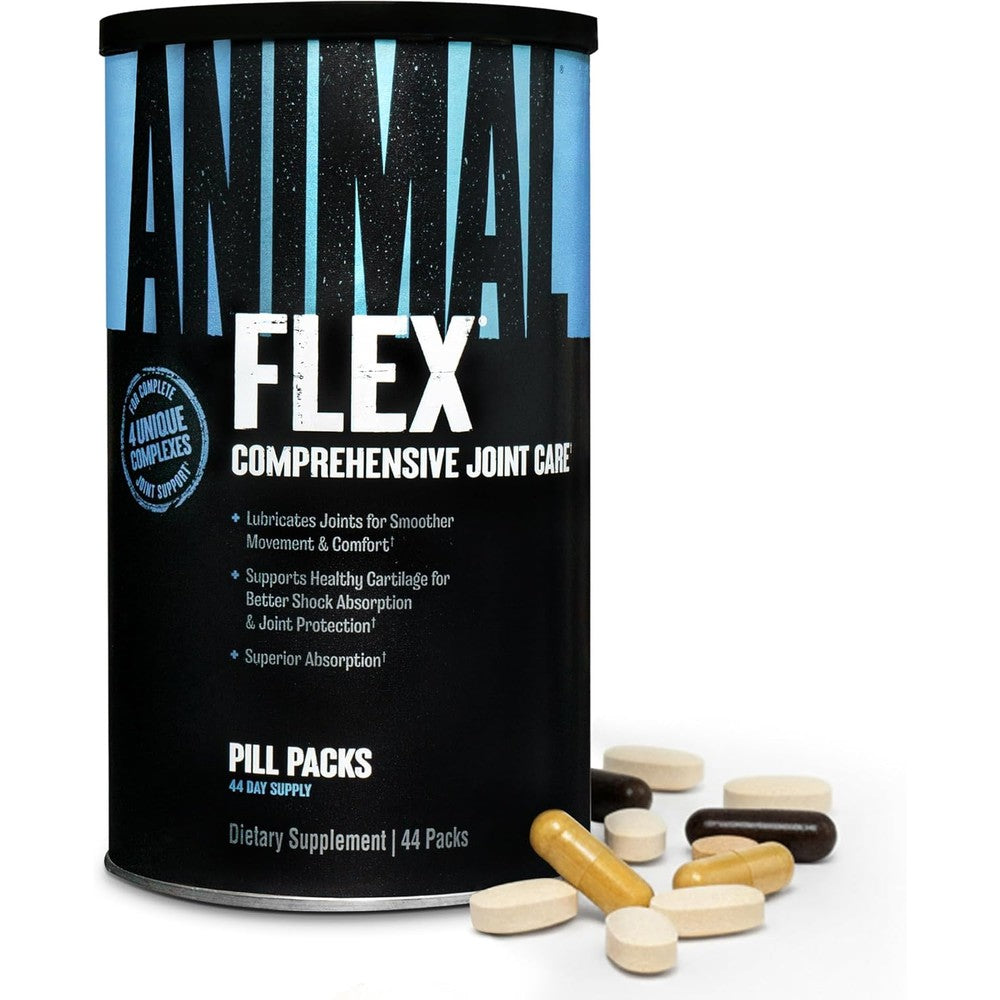 Universal Nutrition Animal Flex Joint Support Supplement With Glucosamine Chondroitin Turmeric And MSM For Cartilage Health 44 Packs