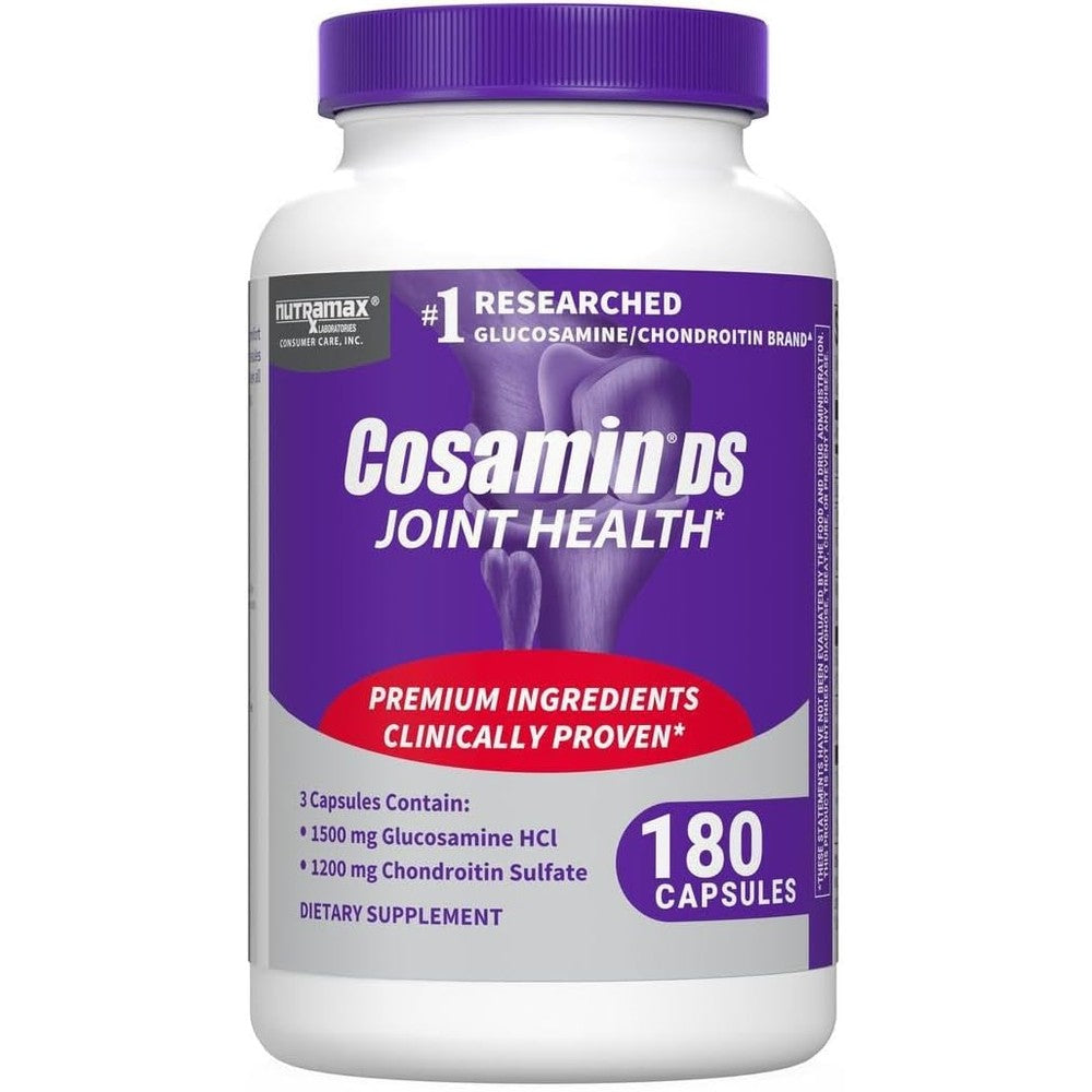 Nutramax Laboratories Cosamin DS Joint Health Supplement With Glucosamine And Chondroitin For Men And Women 180 Capsules