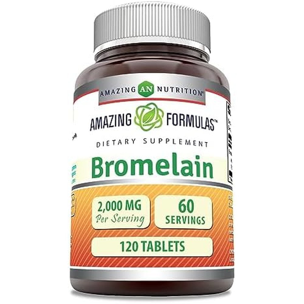 Amazing Nutrition Bromelain 2000 mg bottle front view