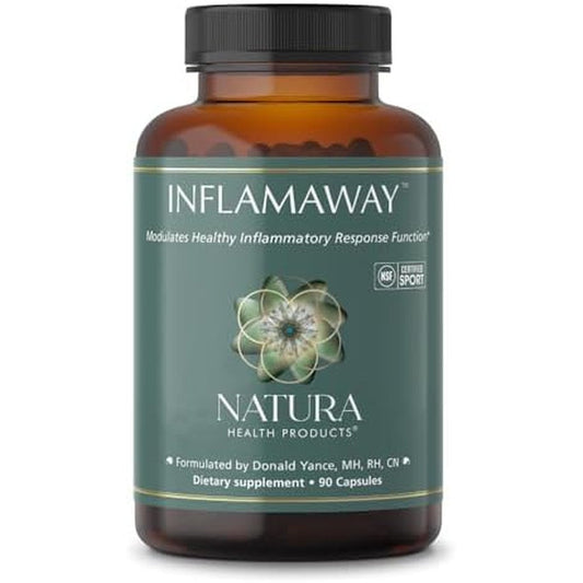 Natura Health Products InflamAway 90 Capsules front view