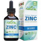 Why Not Natural Organic Liquid Zinc Drops with chelated picolinate for immunity