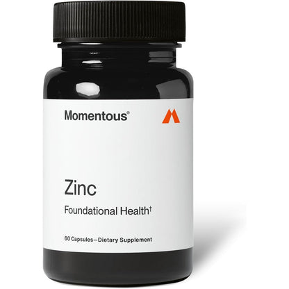 Momentous Zinc Picolinate 15 mg 60 capsules for athlete hormone support