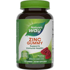 Nature's Way Zinc Gummies 120 count bottle for adult and kids immune support