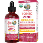 MaryRuth Organics Liquid Ionic Zinc strawberry lemon drops for immune support