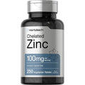 Horbäach chelated zinc supplement bottle front view with high potency label