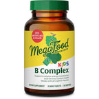 MegaFood Kids Vitamin B Complex mini tablets front view bottle packaging for daily cellular energy support