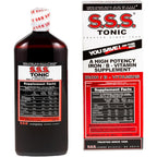 S.S.S. Company SSS Tonic High Potency Iron Supplement 20 fluid ounce front bottle view for daily energy support