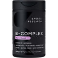 Sports Research Vitamin B Complex 60 veggie softgels front bottle view for cellular energy support.