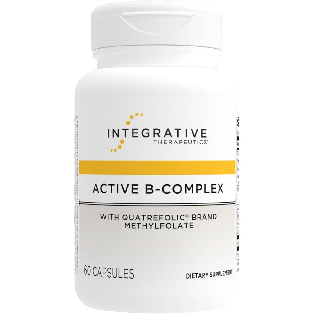 Integrative Therapeutics Active B Complex 60 capsules front view bottle showing cellular energy support label