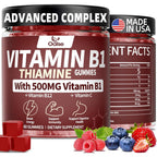 Oalse Vitamin B1 Thiamine Gummies front view jar