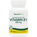 NaturesPlus Vitamin B1 300 mg Sustained Release Tablets front view bottle
