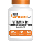 BulkSupplements Thiamine Mononitrate front view bottle packaging