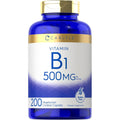 Carlyle Vitamin B1 500mg front view bottle packaging