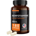 Zenavea Benfotiamine 300mg bottle front view featuring brand logo and capsule count