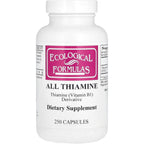 Ecological Formulas Allithiamine Vitamin B1 front view bottle packaging