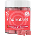 Kindnature Vitamin B1 Gummies front view supplement bottle
