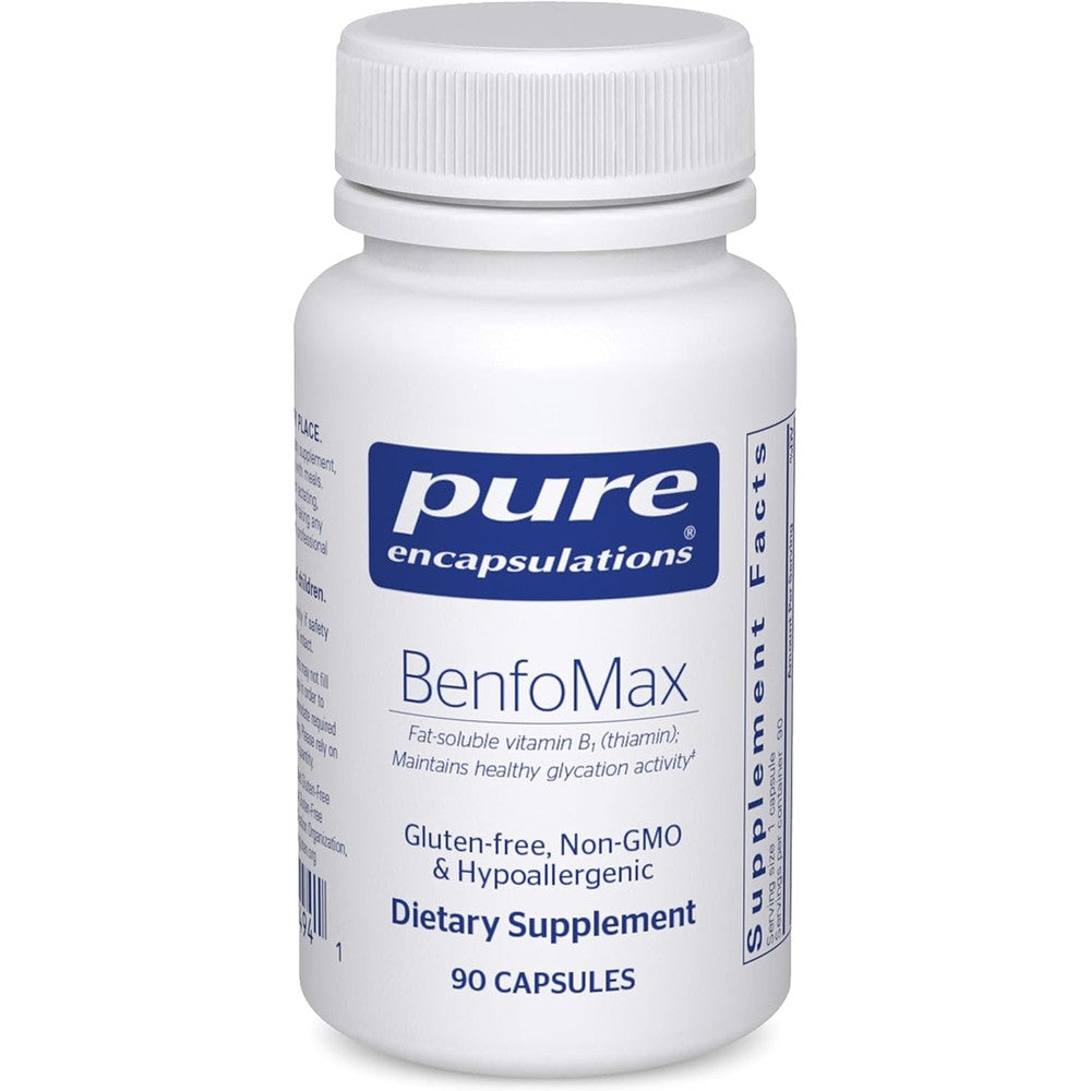 Pure Encapsulations BenfoMax bottle front view dietary supplement