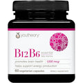 Youtheory Vitamin B12 B6 supplement bottle front view