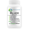 EcoIntegratives B2-400 Pure Riboflavin 120 capsules front bottle view for nervous system health.