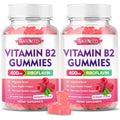 MEENCCD Vitamin B2 and Magnesium Gummies front bottle view showcasing authentic USA imported packaging for migraine relief