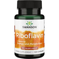 Swanson Vitamin B2 Riboflavin 100mg front view bottle