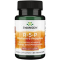 Swanson R-5-P Riboflavin Vitamin B2 50 Milligrams front label view for active metabolism supplement