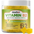 Duwhot Vitamin B2 Gummies front view bottle for migraine relief in India.