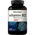 NatureBell Vitamin B2 Riboflavin 400mg capsule bottle front view