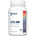 Renue By Science Liposomal Nicotinamide Riboside bottle front view showing 300mg dosage.