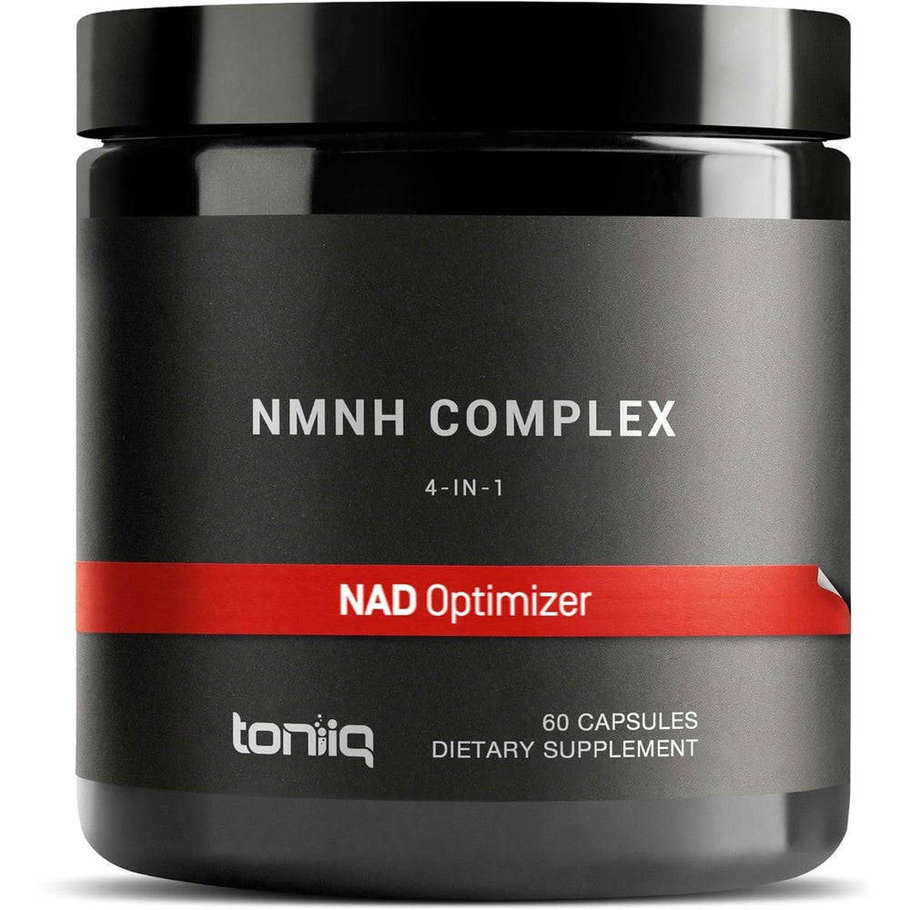 Toniiq NMNH Ultra High Potency 1000mg Complex bottle front view