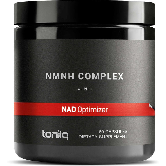 Toniiq NMNH Ultra High Potency 1000mg Complex bottle front view