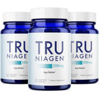 TRU NIAGEN 300mg NAD plus precursor bottles front view showing authentic imported packaging