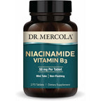 Dr. Mercola Niacinamide Vitamin B3 50mg 270 tablets front bottle view showing non flushing claim