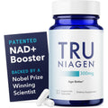 Tru Niagen 300mg NAD supplement front view showing 30 vegetarian capsules bottle
