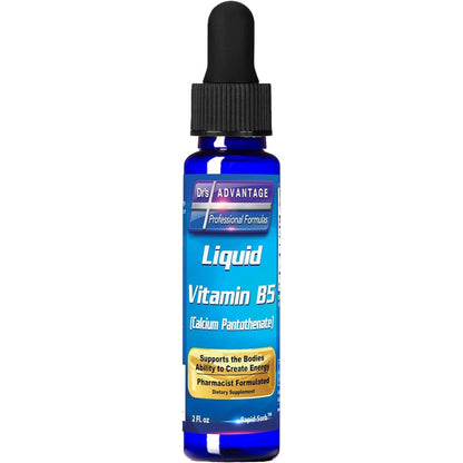 HoneyCombs Dr's Advantage Liquid Vitamin B5 bottle front view